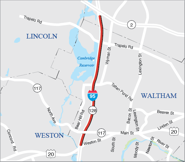 Waltham: Interstate Maintenance and Related Work on Interstate 95 